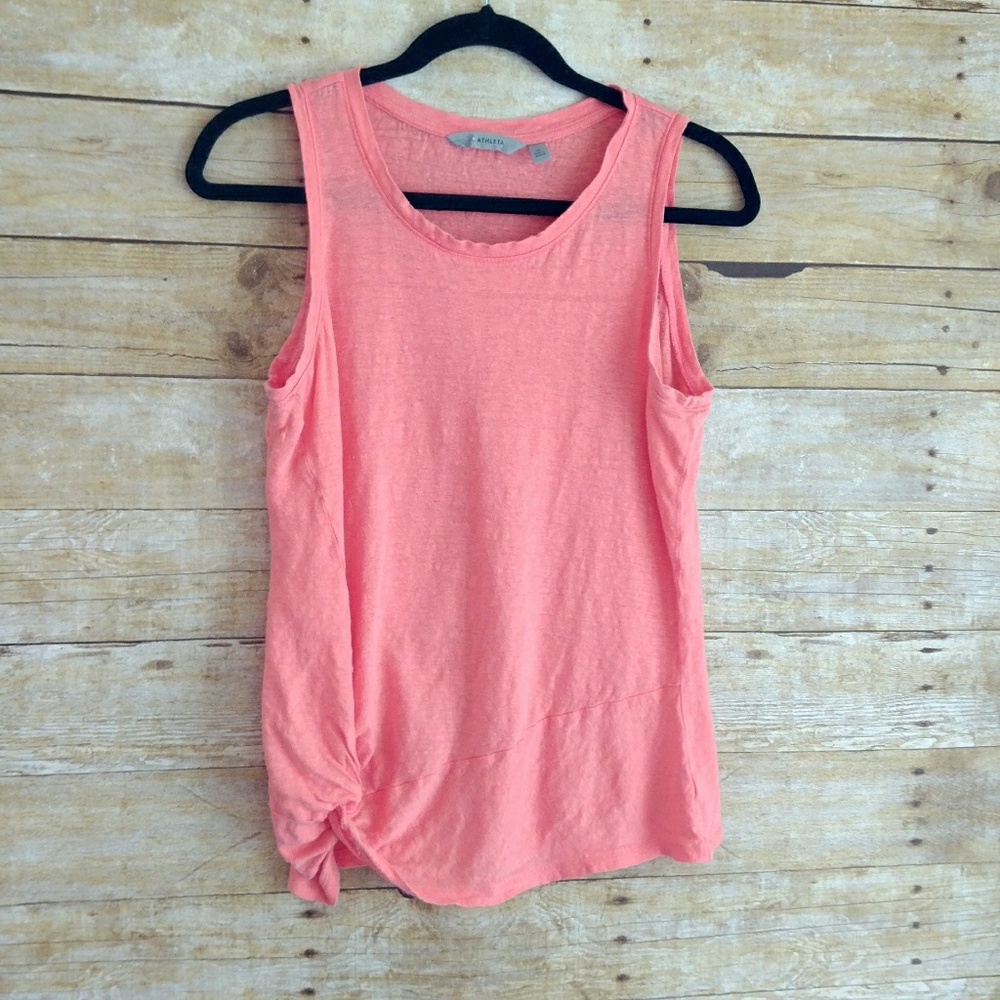 Athleta Zephyr Linen Tank M